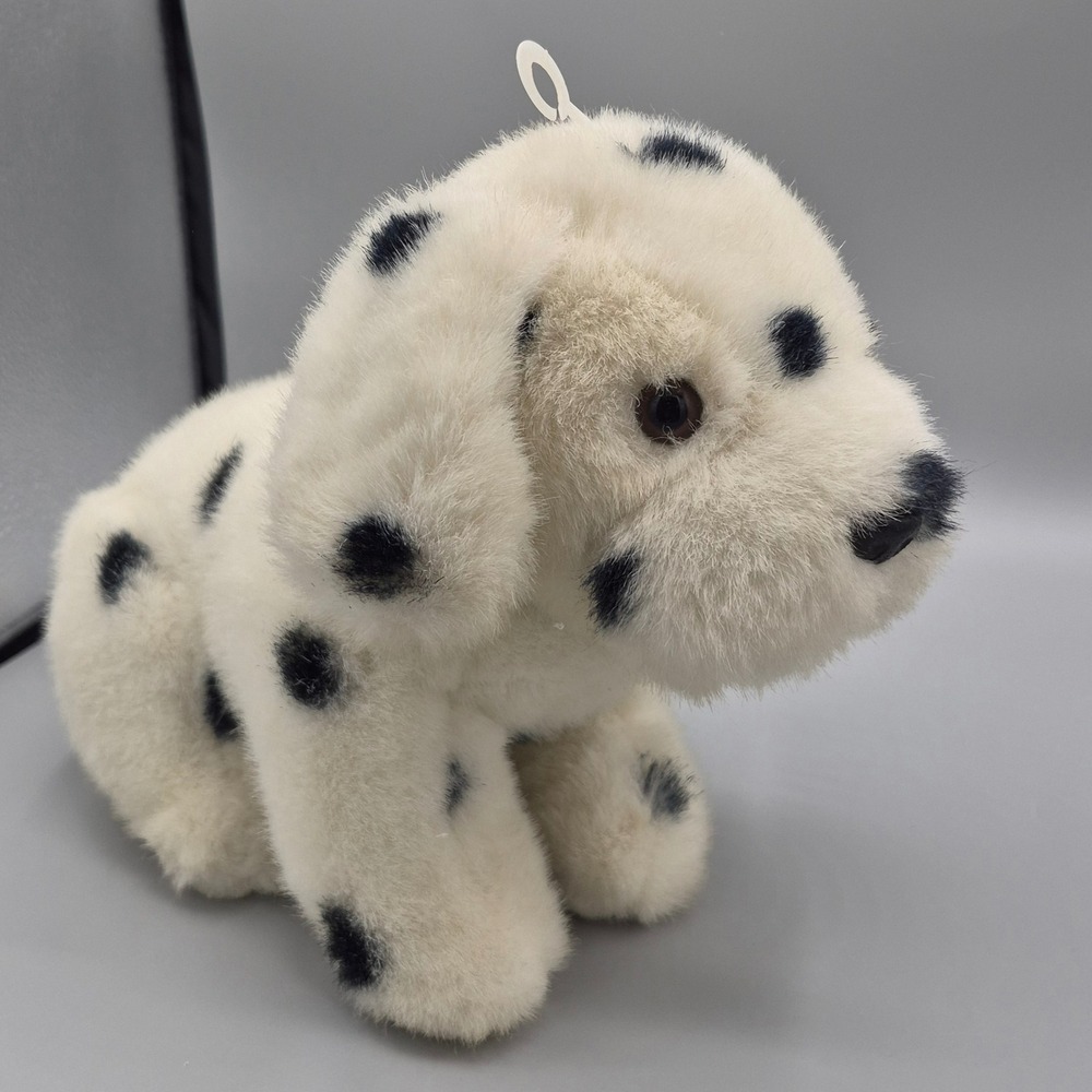Chosun Vintage Dalmatian Puppy Plush Spotted Dog White Black Kay-Bee Tag 62250